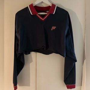 Vintage collared Fila longsleeve